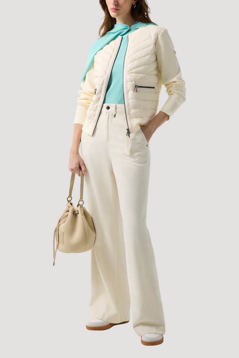 Zilly Hybrid Knit Jacket, Alternate, color, Cream