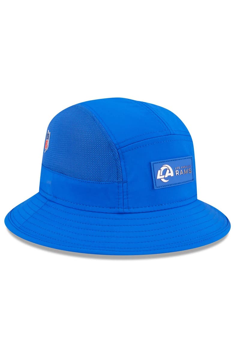 New Era Men's New Era Royal Los Angeles Rams 2025 Sideline Bucket Hat, Alternate, color, Royal