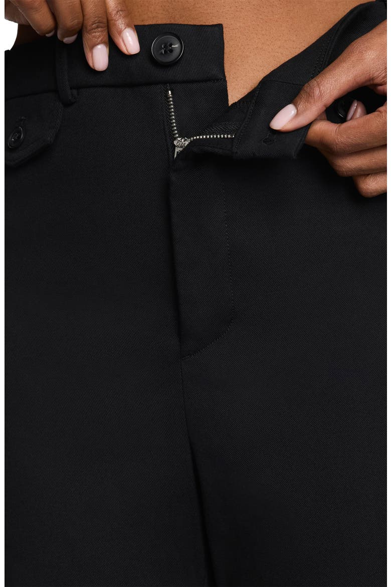 SPANXsupersmooth™ Crop Easy Flare Stretch Twill Pants, Alternate, color, CLASSIC BLACK