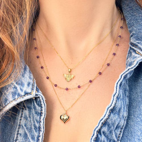 The Lovery Fine Jewelry Gold Bee Necklace In Gold