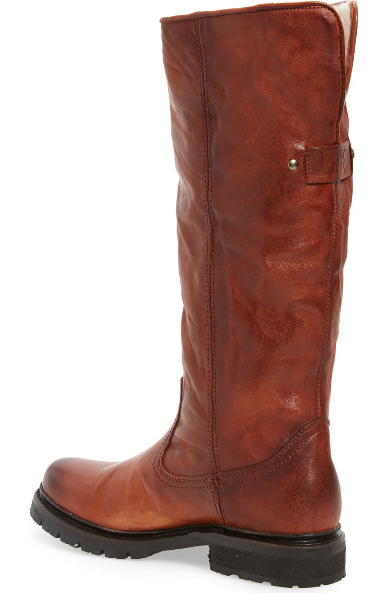 Frye Vanessa Genuine Shearling Lined Knee High Boot, Alternate, color,