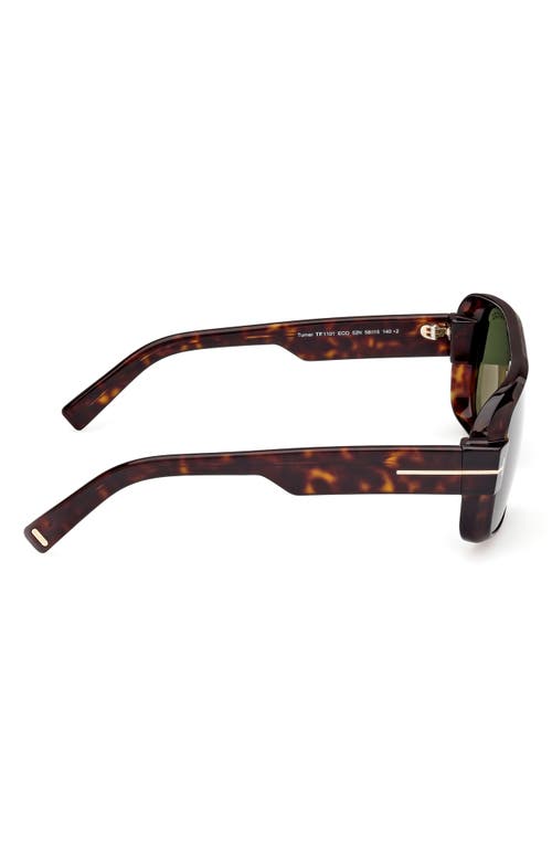 Tom Ford Turner 58mm Navigator Sunglasses