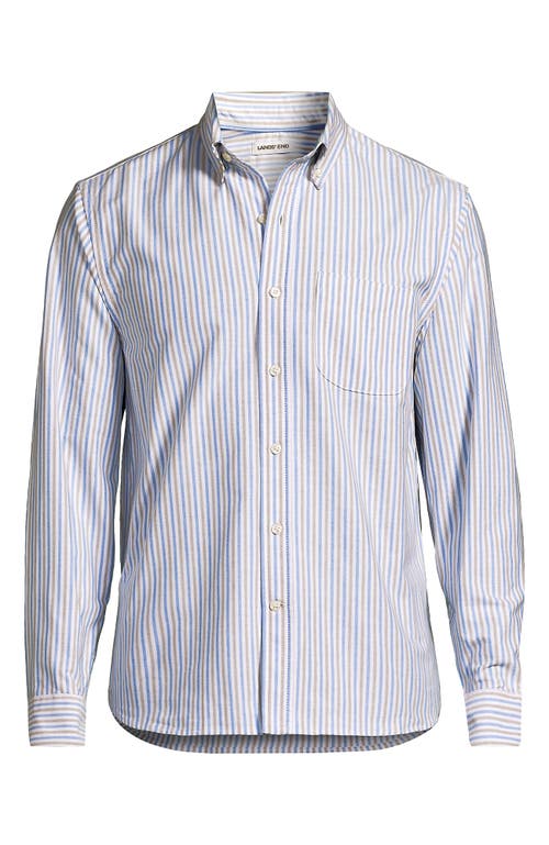 Lands' End Traditional Fit Comfort-first Sail Rigger Oxford Shirt In Multi