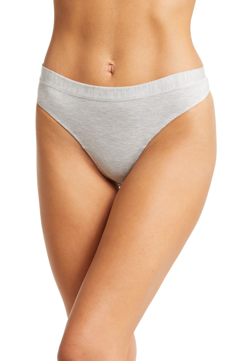 FeelFree Thong, Main, color, HEATHER GREY