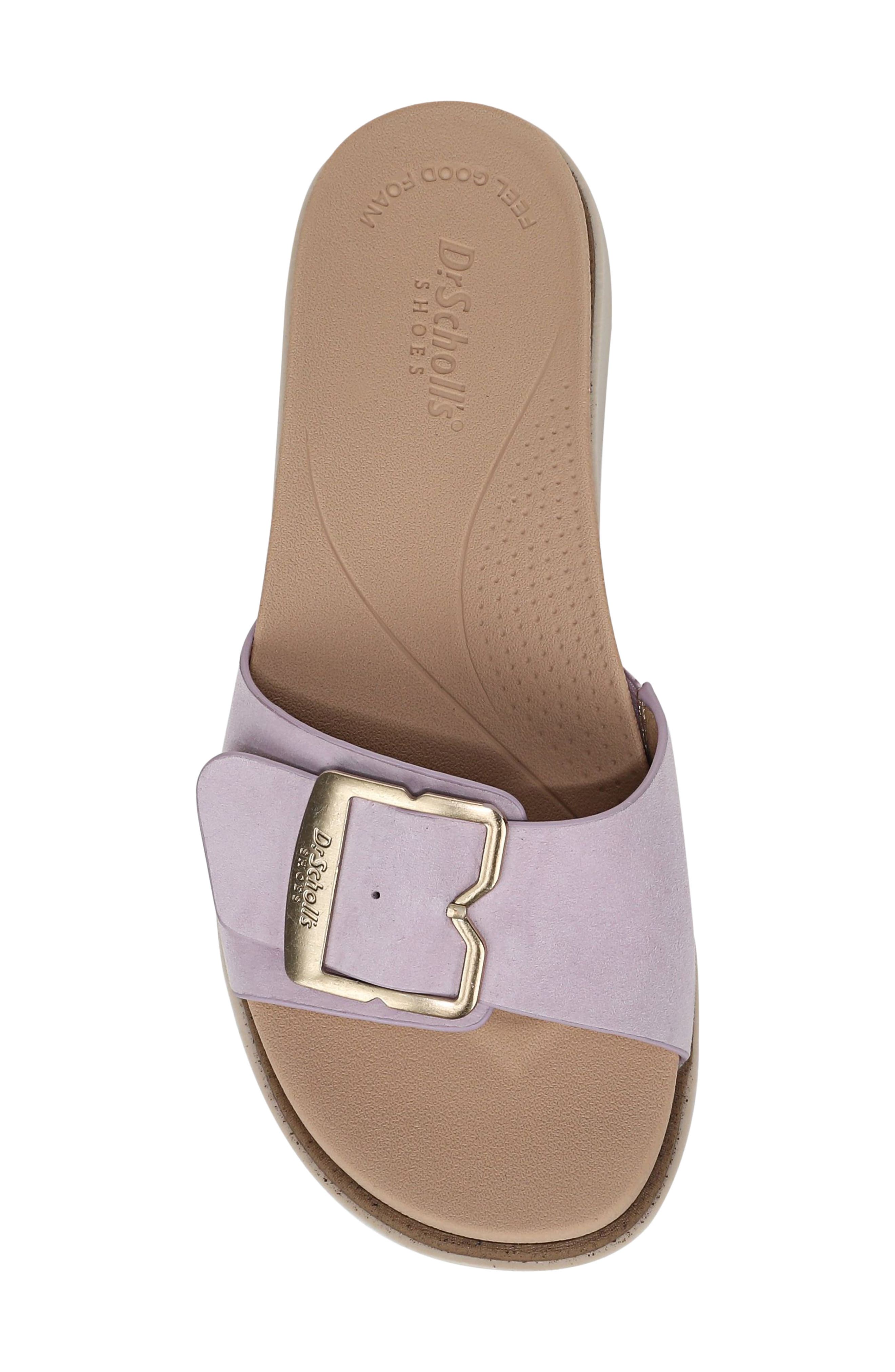 Paradis Buckle Slide Sandal, Alternate, color, LAVENDAR
