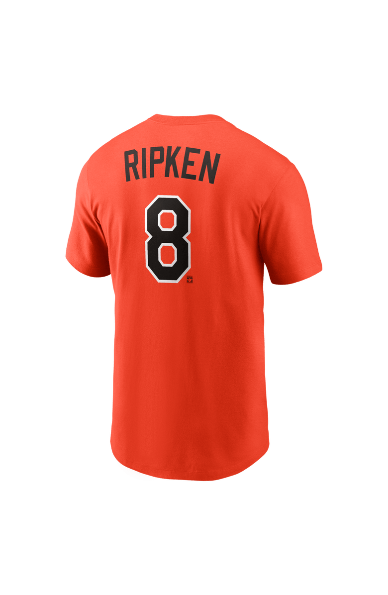 Nike Men's Nike Cal Ripken Jr. Orange Baltimore Orioles Cooperstown Collection Name & Number T-Shirt, Alternate, color, Orange