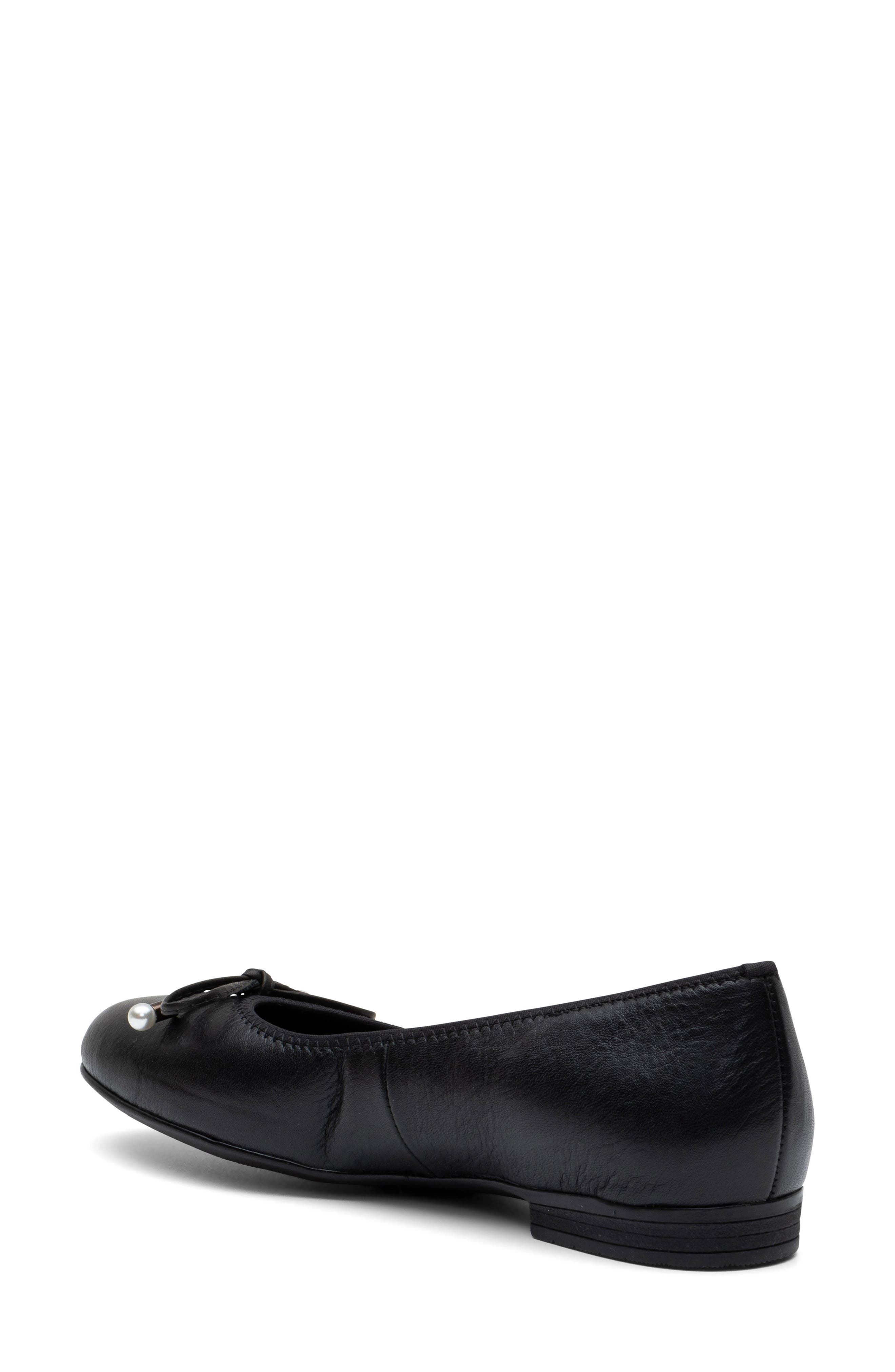 ara Scout Ballet Flat, Alternate, color, Black