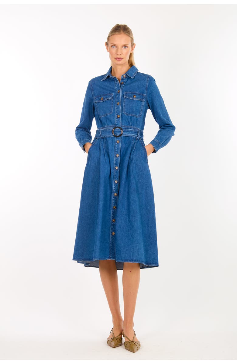 Super Natural by Secret Mission Arrowleigh Dress, Alternate, color, Denim Garment Wash