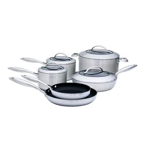 CTX 10-Piece Deluxe Cookware Set, Stainless Steel