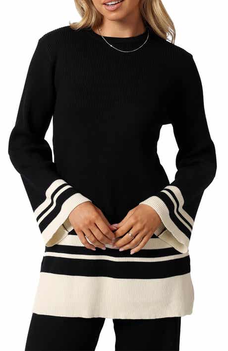 Petal & Pup Lowell Stripe Bell Sleeve Sweater