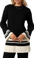 Petal & Pup Lowell Stripe Bell Sleeve Sweater