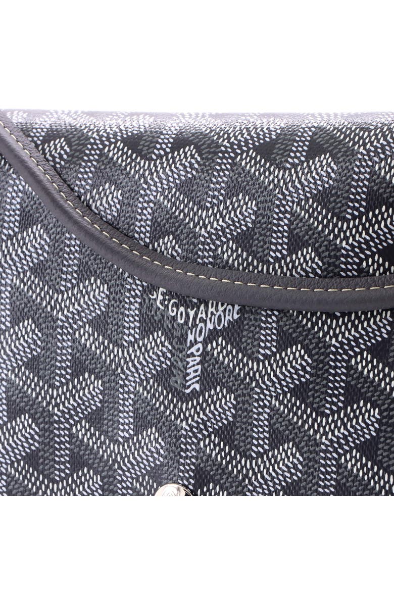 Pre-Owned Goyard Plumet Clutch Wallet Coated Canvas, Alternate, color, Gray