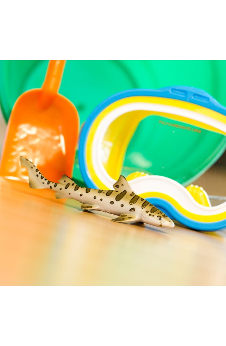 Safari Ltd. Leopard Shark Kids Toy Figure, Alternate, color, NO COLOR