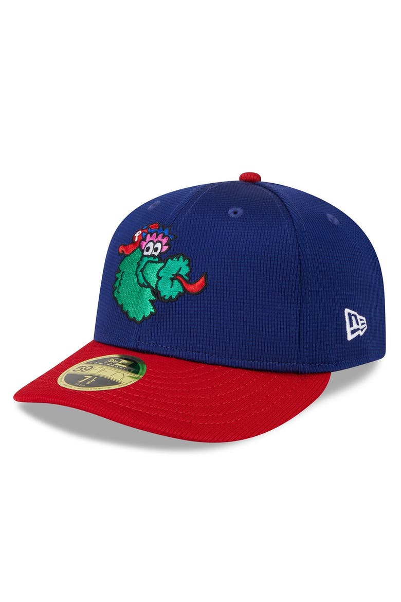 Men's New Era  Navy Philadelphia Phillies 2024 Batting Practice Low Profile 59FIFTY Fitted Hat, Alternate, color, Navy