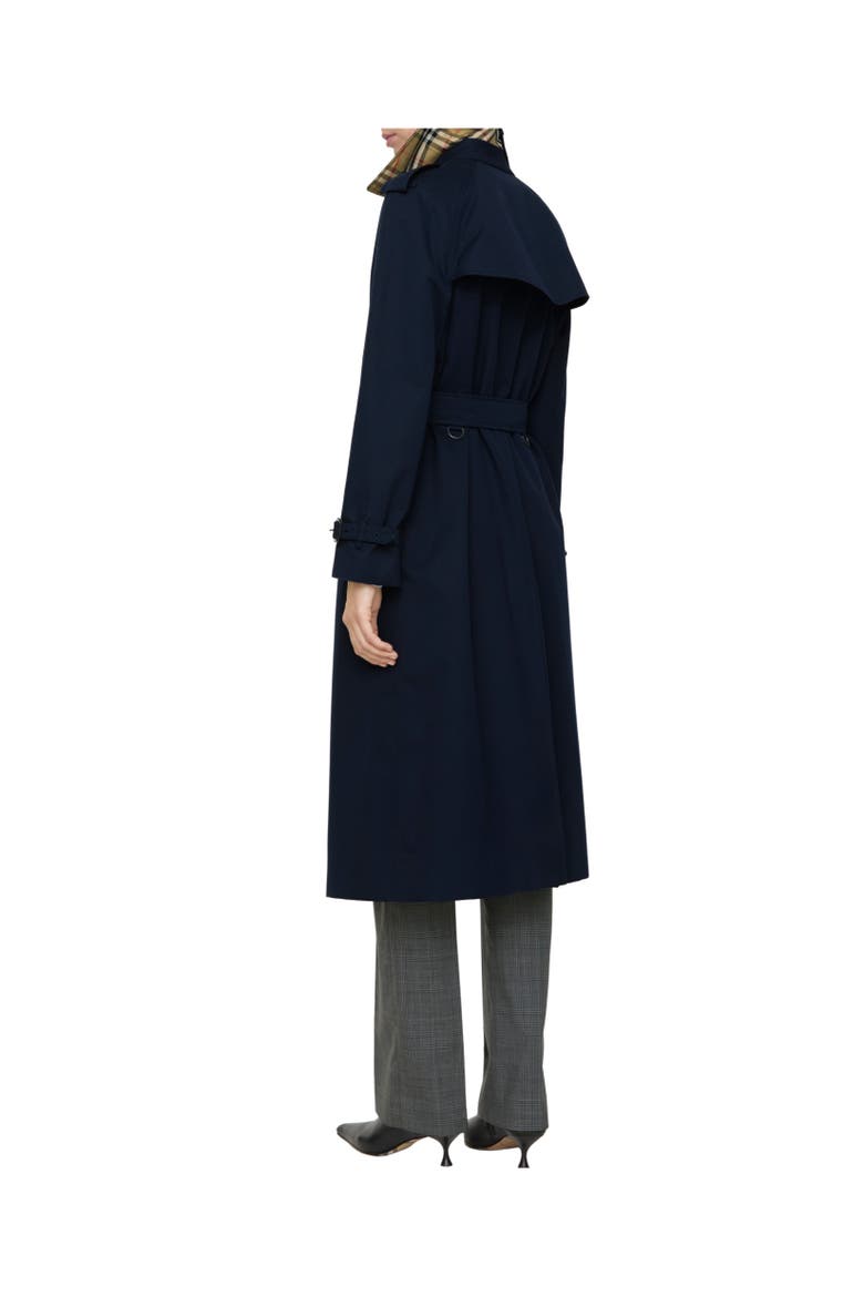Long Waterloo Heritage Trench Coat, Alternate, color, Coal blue