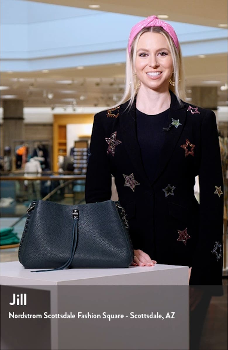 Darren East/West Leather Shoulder Bag, sales video thumbnail