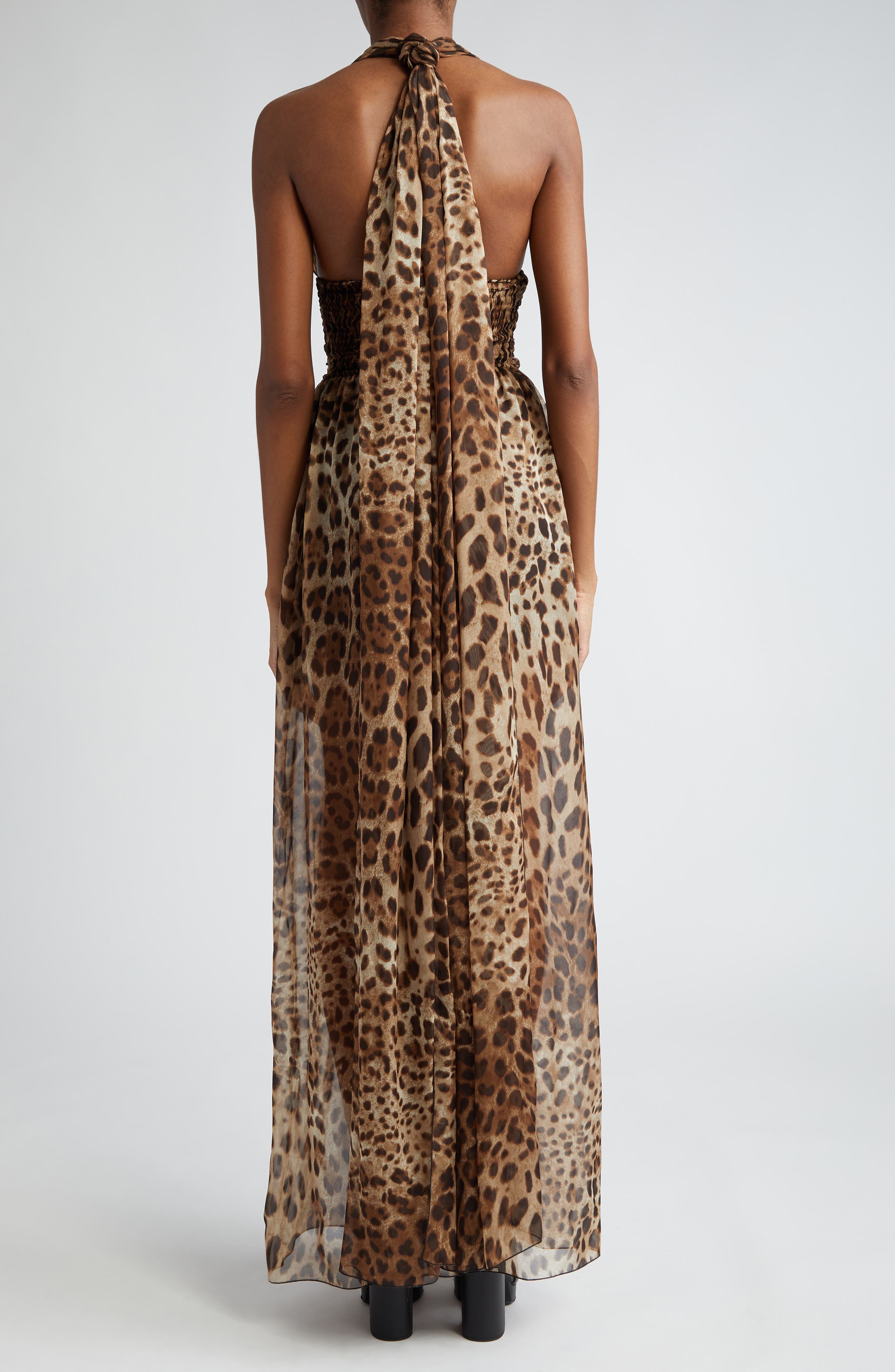 halter neck leopard print dress Leopard Halter Dress by Kissy's