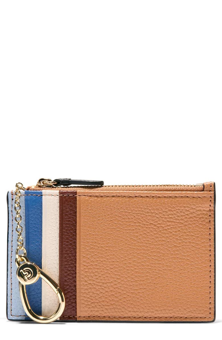 Cole Haan Keyring Zip Card Case, Main, color, 