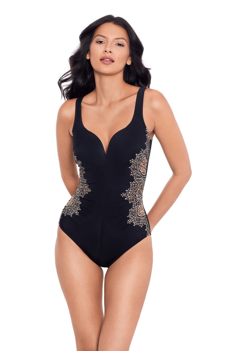Miraclesuit<sup>®</sup> Cappadocia Temptation Underwire One-Piece Swimsuit, Alternate, color, Blm