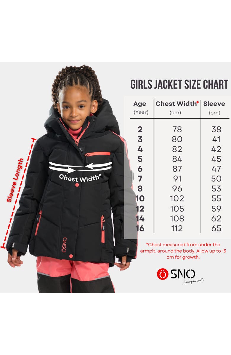 ÖSNO Siena Luxury Snowsuit, Alternate, color, Fushia With White Fur