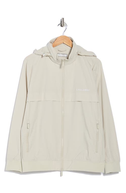 Callaway Full Zip Hooded Jacket In White