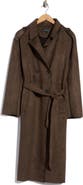 Noize Allison Faux Suede Trench Coat