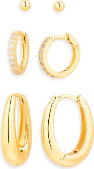 ARGENTO VIVO Cheryl Set of 3 Earrings