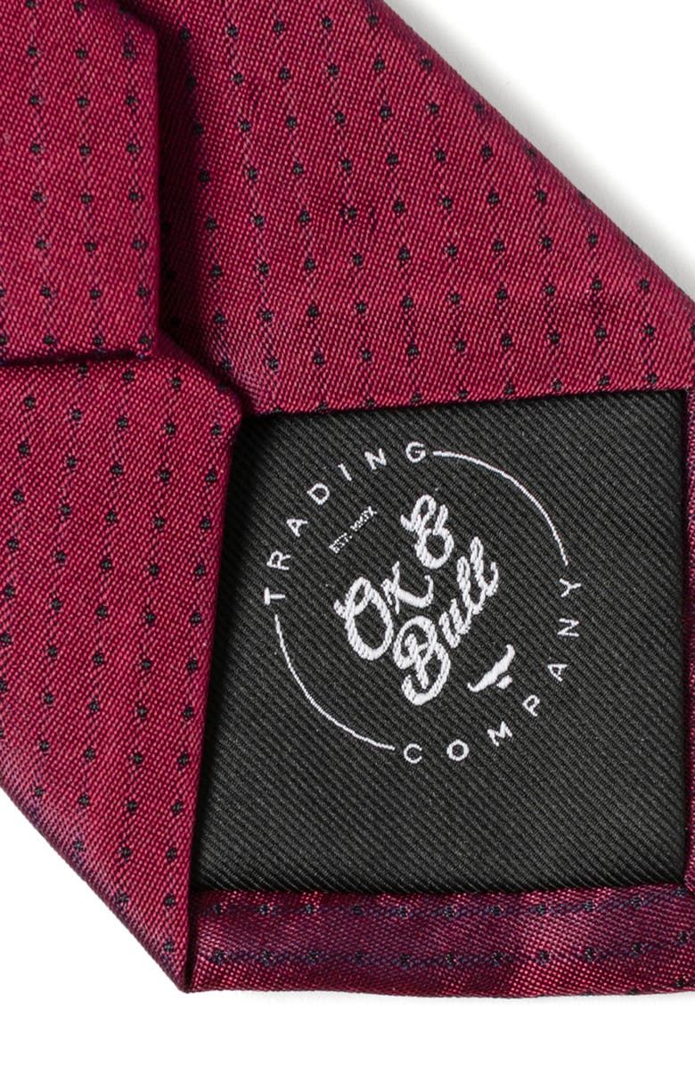 Cufflinks, Inc. Neat Pin Dot Silk Tie, Alternate, color, Red