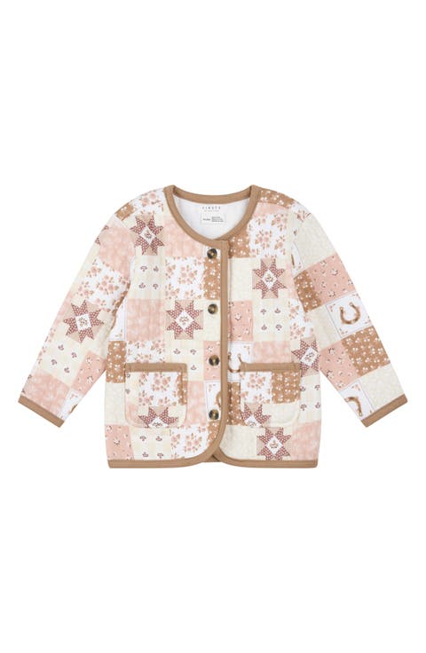 Kids' Quilted Patchwork Cardigan