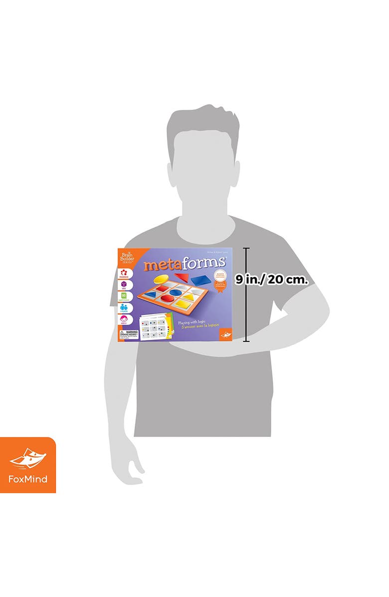 FoxMind Metaforms Foxmind Brain Builder Series, Shapes, Logic 
Reasoning Puzzles 5+, Alternate, color, Multicolored