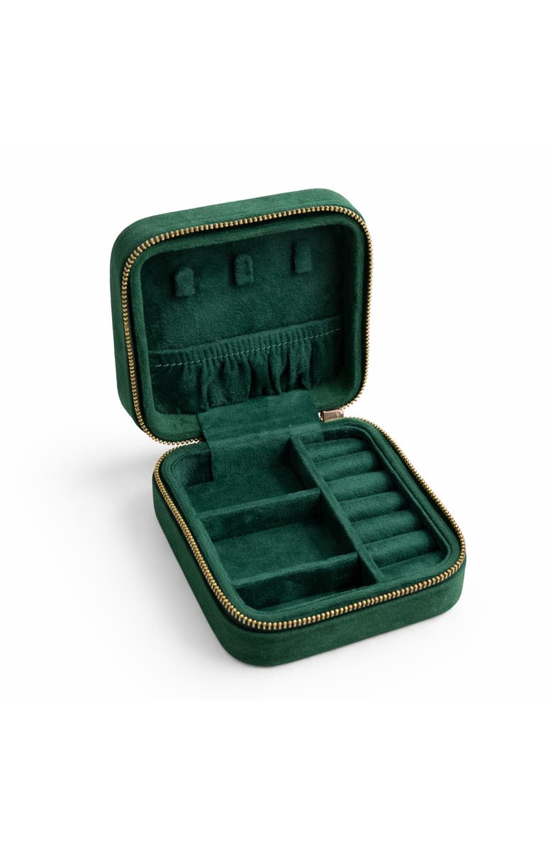 Donatello Gian Green Luxurious Jewelry Case Organizer, Alternate, color, Green