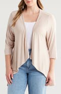 24seven Comfort Apparel Open Front Cardigan