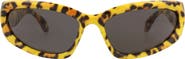 Balenciaga 65mm Wrap Sunglasses