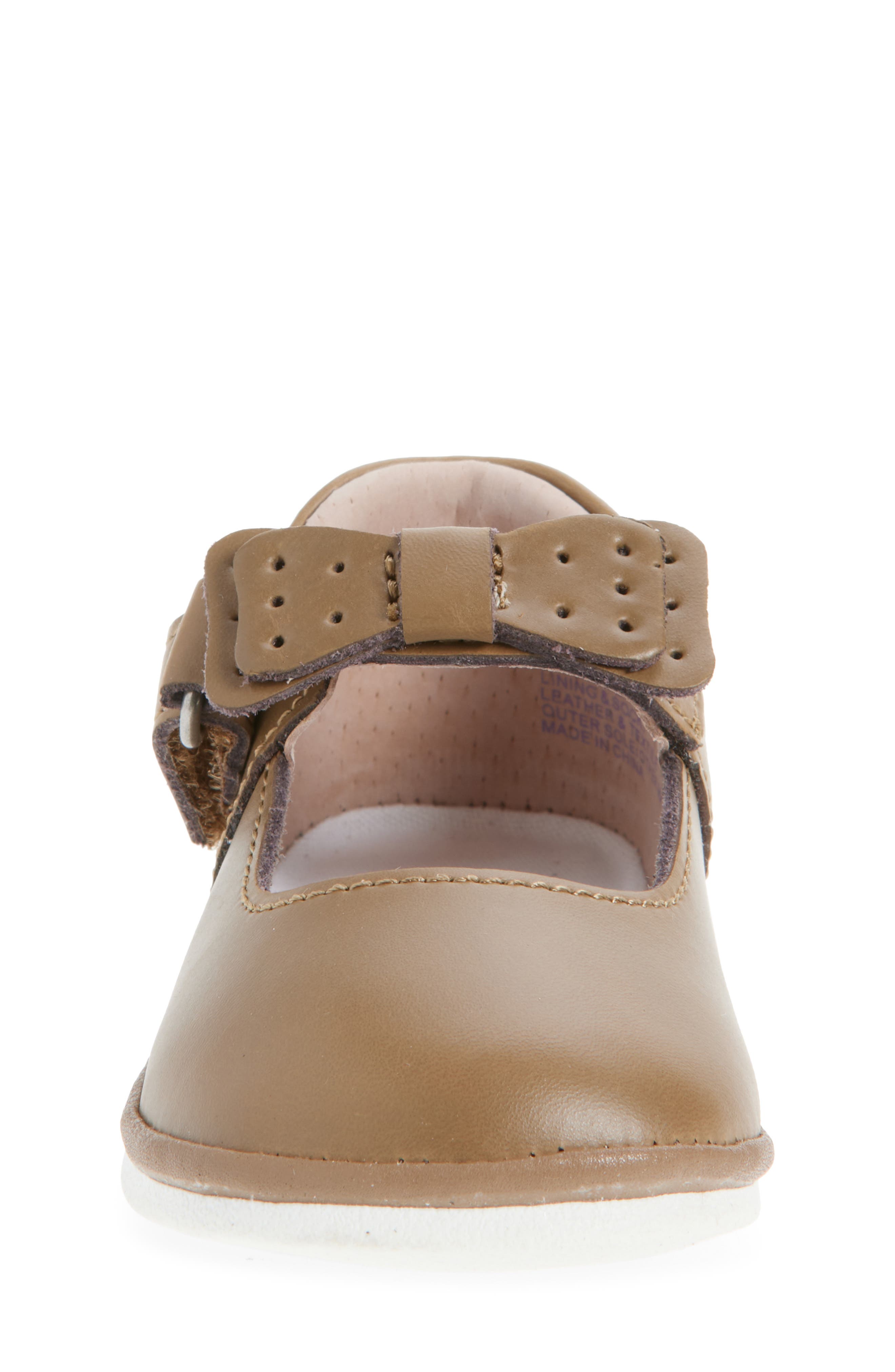 L
AMOUR Kids
 Ava Bow Mary Jane, Alternate, color, Mocha
