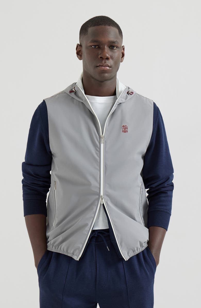 Brunello Cucinelli Vest, Alternate, color, Grey