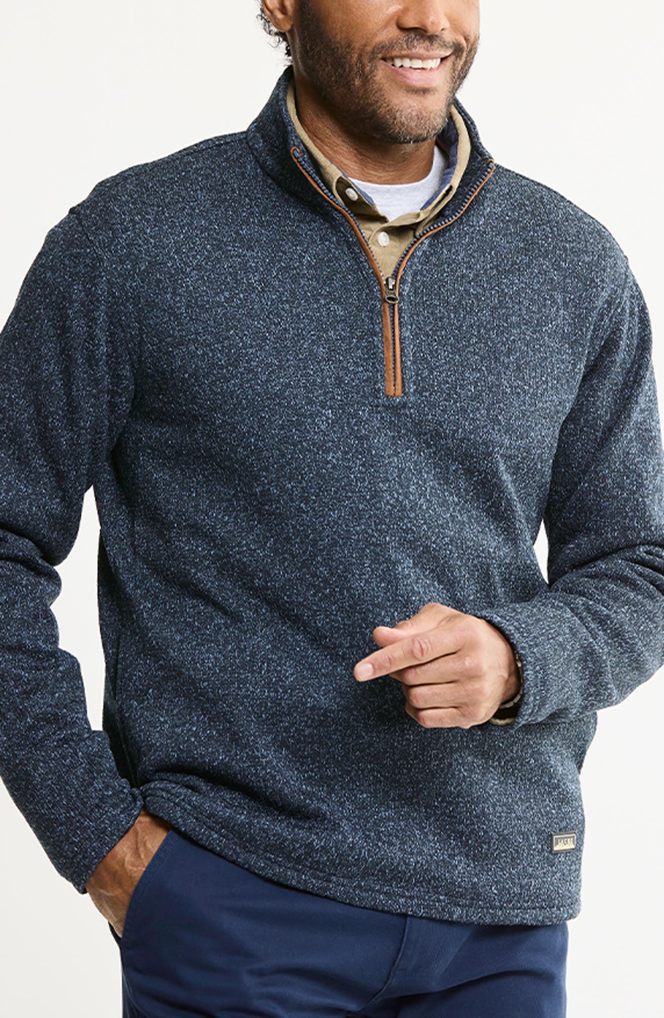 Fleece Quarter Zip Sweater