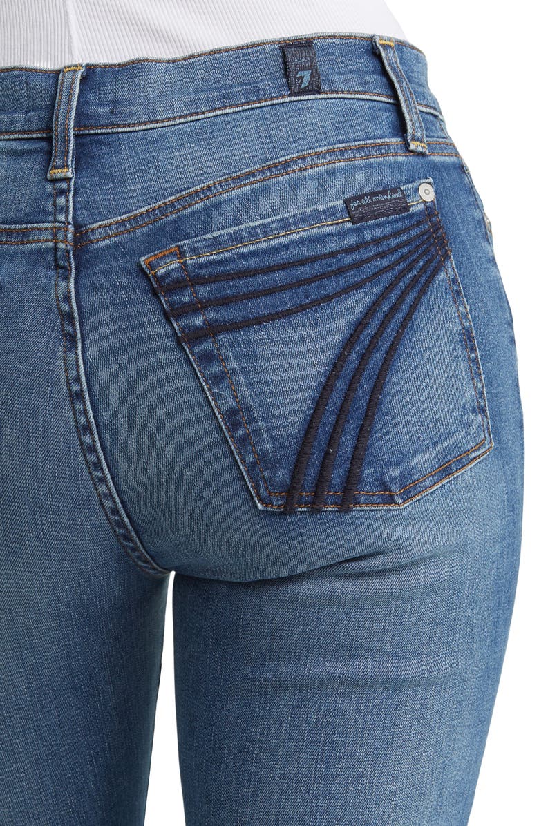 7 For All Mankind Dojo Tailorless Wide Leg Trouser Jeans, Alternate, color, Disautlght