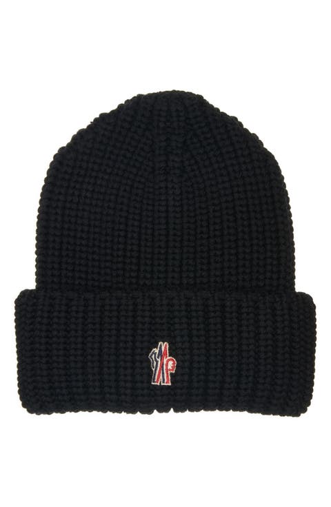 Logo Patch Virgin Wool Beanie