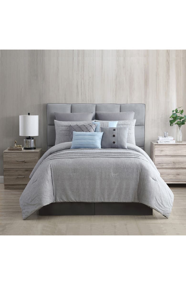 Modern Threads Bedford 10-Piece Printed Comforter Set, Alternate, color,