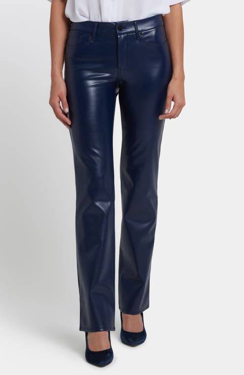 Marilyn Faux Leather Straight Leg Pants