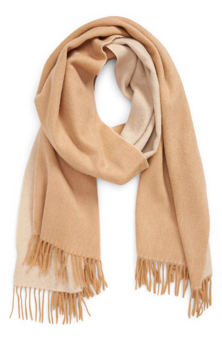 & Other Stories Fringe Wool Blanket Scarf, Alternate, color, 