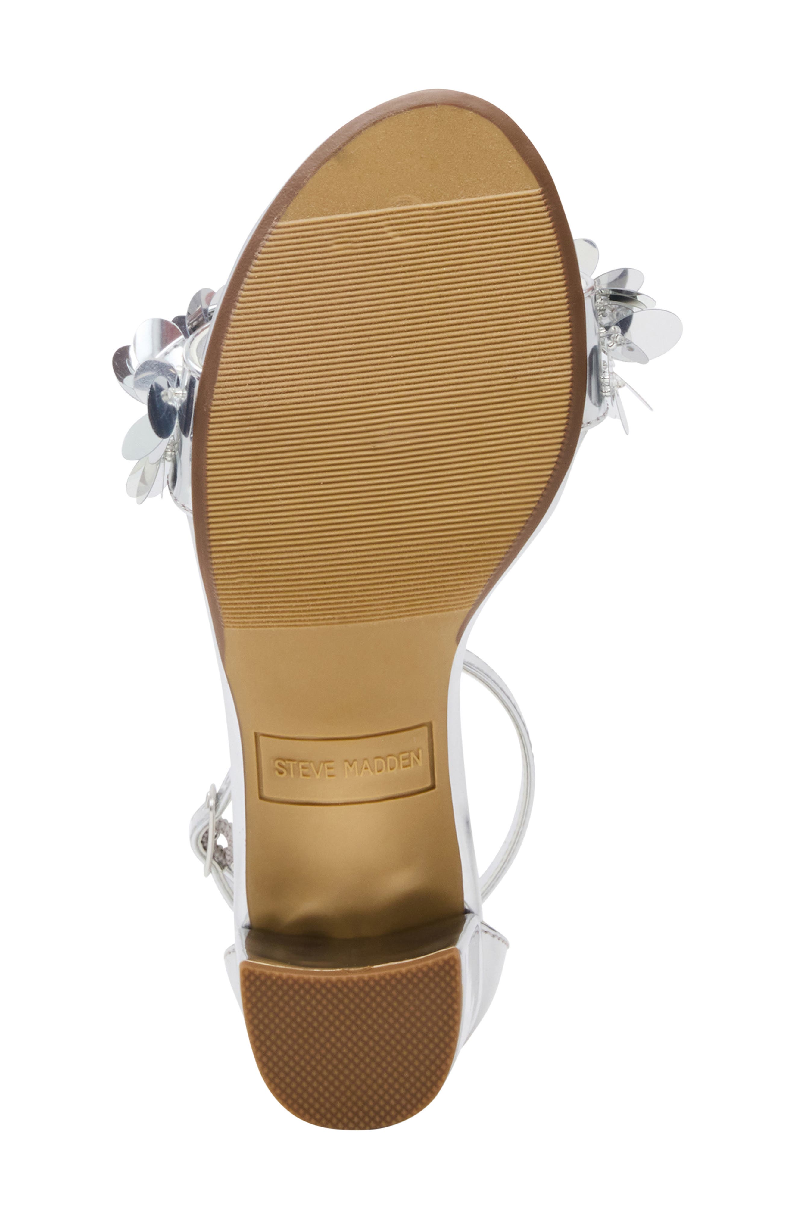 Kids' JCarrson Sequin Sandal, Alternate, color, SILVER