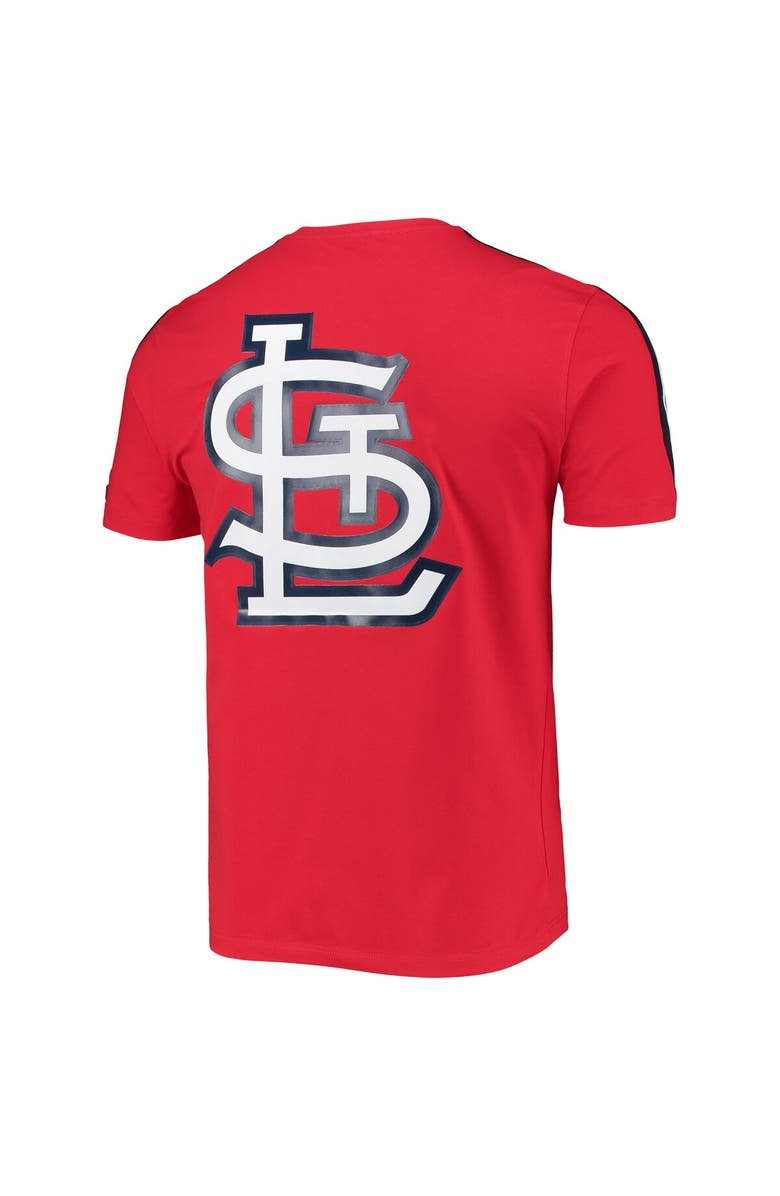 PRO STANDARD Men's Pro Standard Red/ St. Louis Cardinals Taping T-Shirt, Alternate, color, Red