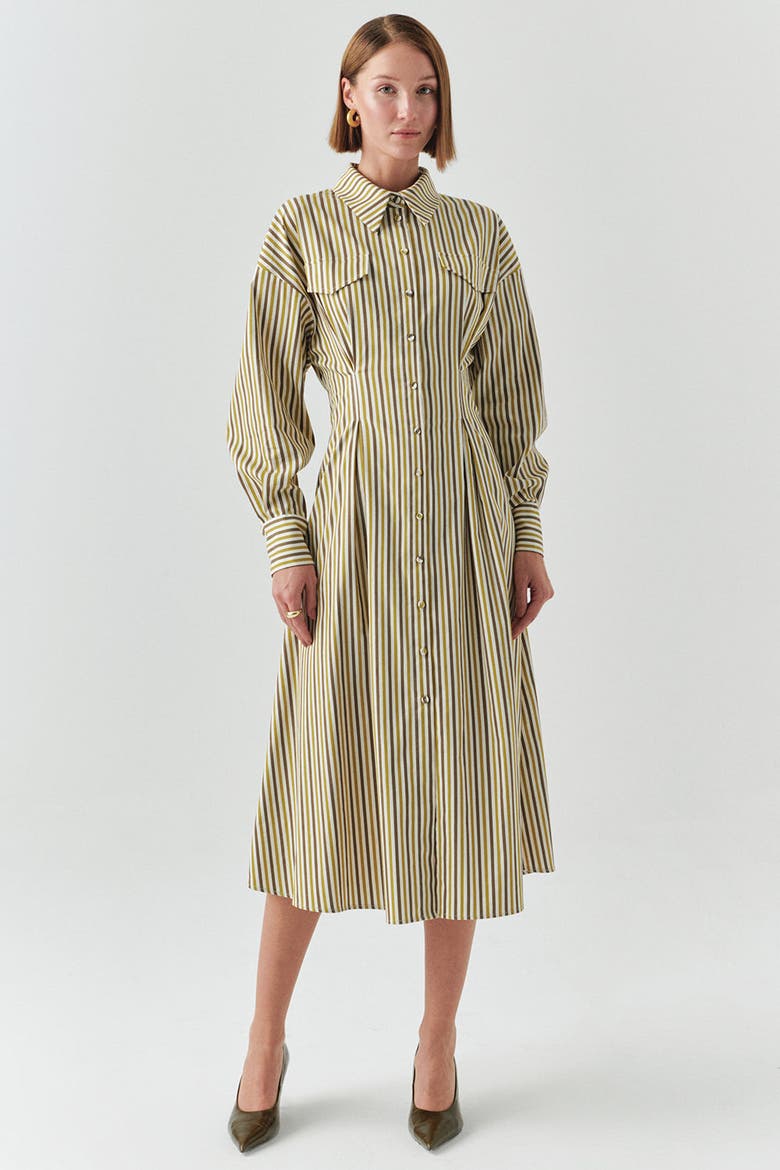 Flora Midi Dress, Main, color, MULTI COLOR