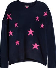 Vince Camuto Star Crewneck Sweater