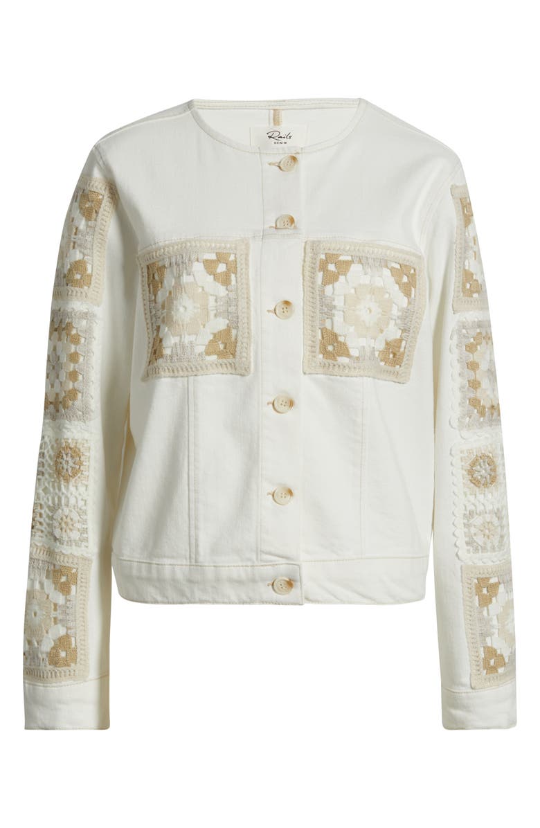 Rails Lido Stitch Jacket, Alternate, color, Vintage Ecru Crochet