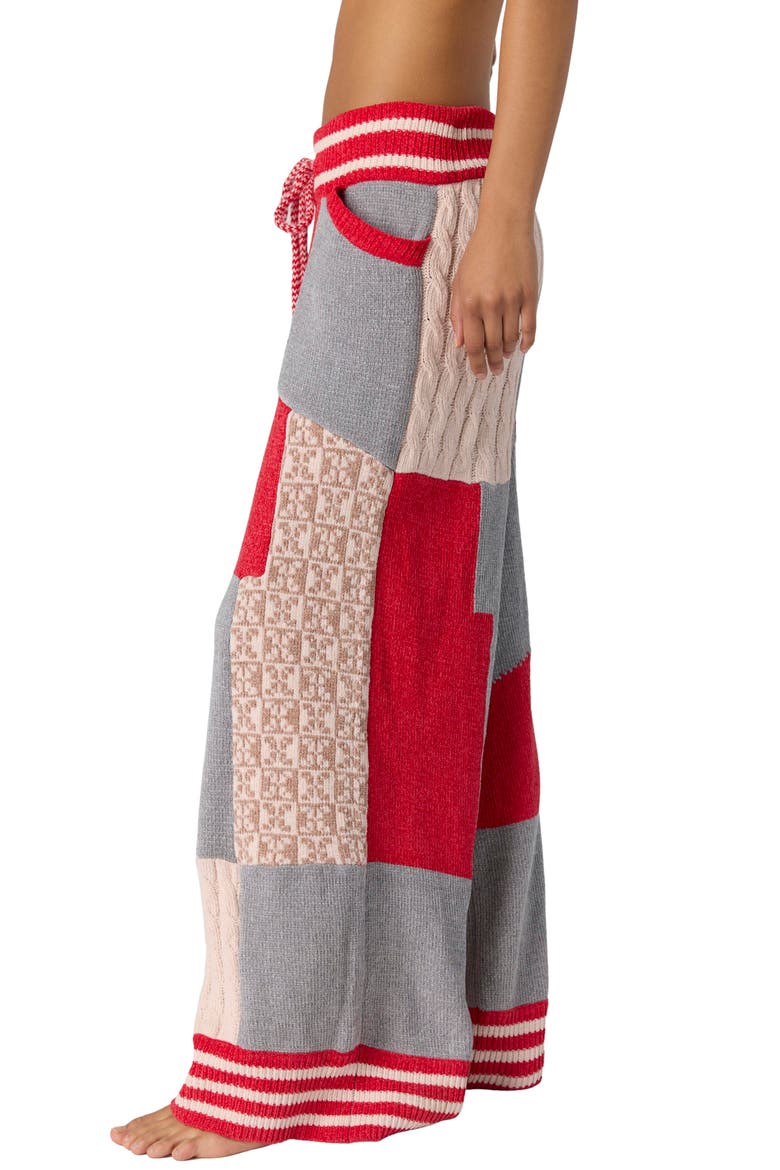 Snow Much Fun Lounge Pants, Alternate, color, PATCHWORK COMBO