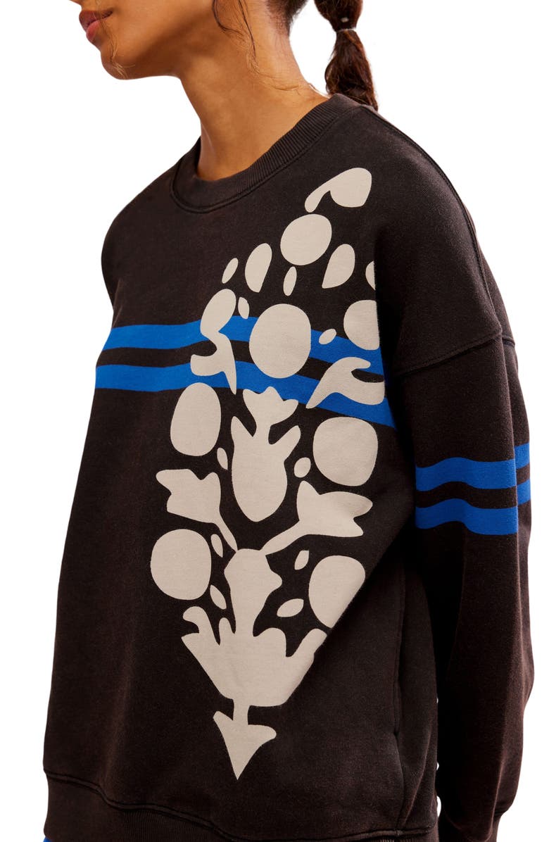 Free People FP Movement All Star Oversize Graphic Sweatshirt, Alternate, color,