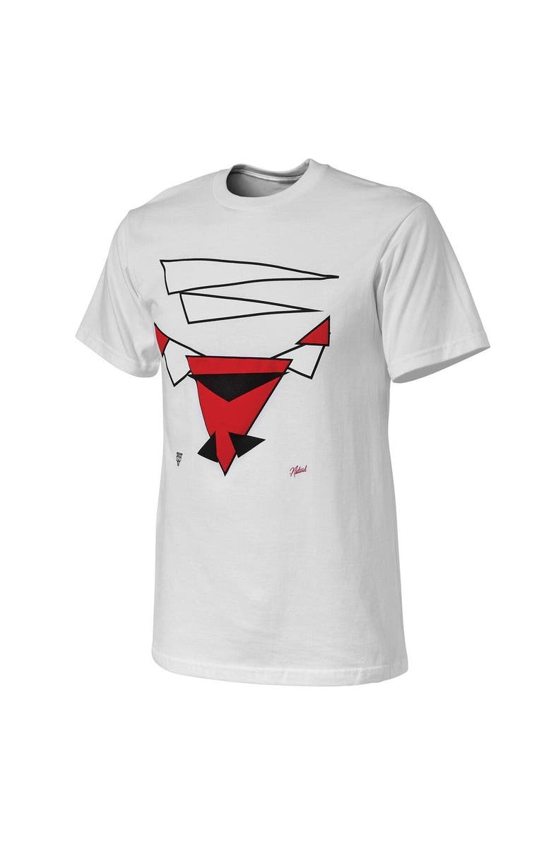 NBA X Naturel Men's NBA x Naturel White Chicago Bulls No Caller ID T-Shirt, Alternate, color, White