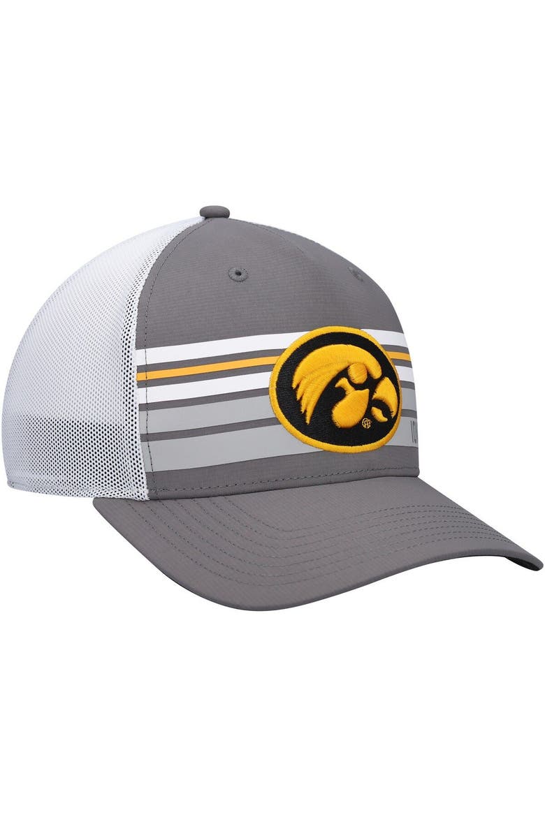 Men's '47 Charcoal Iowa Hawkeyes Brrr Altitude Trucker Adjustable Hat, Alternate, color, Charcoal